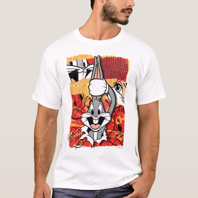 LOONEY TUNES™ | BUGS BUNNY™ Pop-up Graphic T-Shirt (Vorderseite)