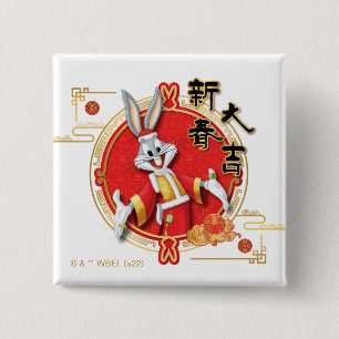 LOONEY TUNES™   BUGS BUNNY™ Spring Fortune Button
