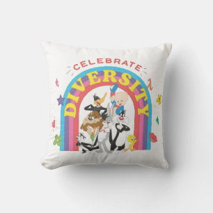 LOONEY TUNES™ - Celebrate Diversity Pride Rainbow Kissen