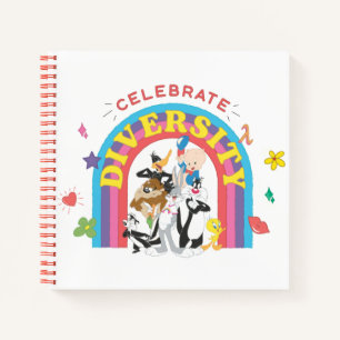 LOONEY TUNES™ - Celebrate Diversity Pride Rainbow Notizbuch