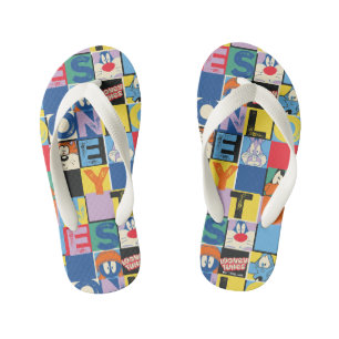 LOONEY TUNES™ Character Checker Blocks Kinderbadesandalen