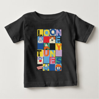 LOONEY TUNES™ Character Schachbrett Blocks Baby T-shirt