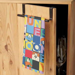 LOONEY TUNES™ Character Schachbrett Blocks Geschirrtuch