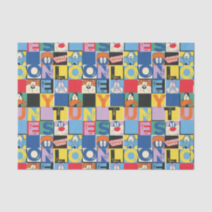 LOONEY TUNES™ Character Schachbrett Blocks Seidenpapier