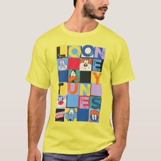 LOONEY TUNES™ Character Schachbrett Blocks T-Shirt