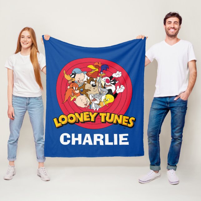 LOONEY TUNES™ Charakter-Logo Fleecedecke (Beispiel)