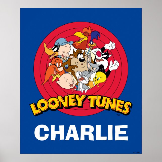 LOONEY TUNES™ Charakter-Logo Poster (Vorne)