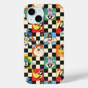 LOONEY TUNES™-Charaktere auf schwarzen und weißen Case-Mate iPhone Hülle
