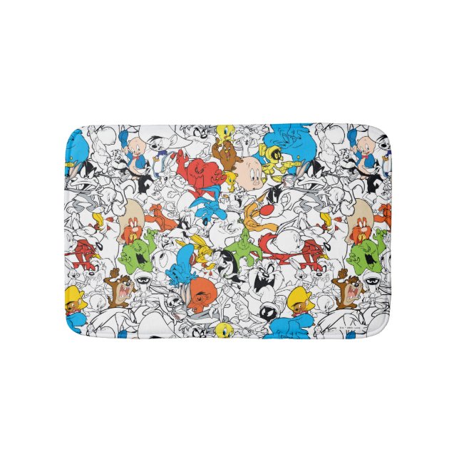 LOONEY TUNES™ Color Pop Muster Badematte (Vorderseite)