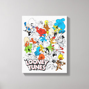 LOONEY TUNES™ Color Pop Muster Leinwanddruck