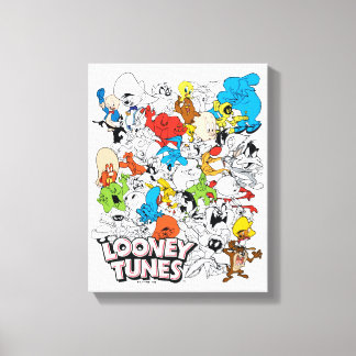 LOONEY TUNES™ Color Pop Muster Leinwanddruck