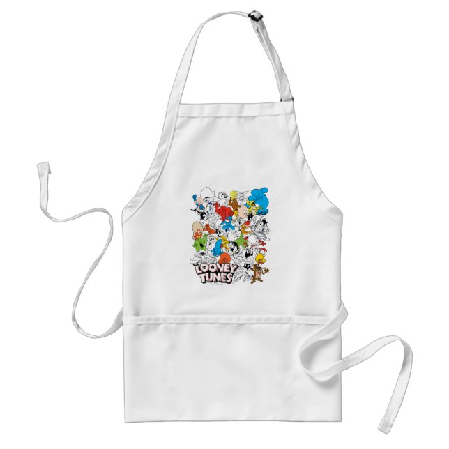 LOONEY TUNES™ Color Pop Muster Schürze (Vorne)
