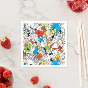 LOONEY TUNES™ Color Pop Muster Serviette