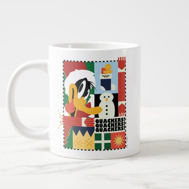 LOONEY TUNES™ DAFFY DUCK™ Holiday Quacker Jumbo-Tasse (Links)