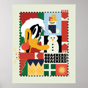 LOONEY TUNES™ DAFFY DUCK™ Holiday Quacker Poster