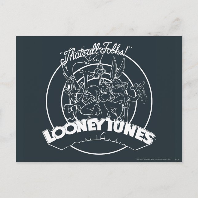 LOONEY TUNES™ DAS IST ALLES FOLKS!™ POSTKARTE (Vorderseite)