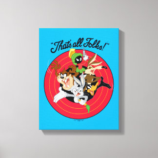 LOONEY TUNES™ "DAS SIND ALLE FOLKS!™" Bullseye Gro Leinwanddruck
