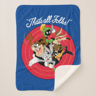 LOONEY TUNES™ "DAS SIND ALLE FOLKS!™" Bullseye Sherpadecke