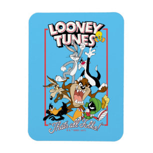 LOONEY TUNES™ "DAS SIND ALLE FOLKS!™" Gruppenstape Magnet