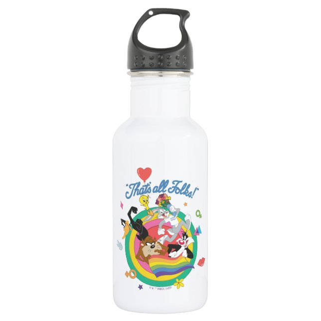 LOONEY TUNES™ - Das sind alle Leute! Pride Bullsey Edelstahlflasche (Vorderseite)