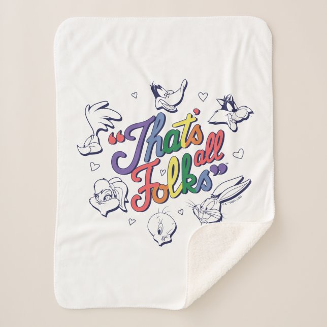LOONEY TUNES™ - Das sind alle Leute! Stolzes Abzei Sherpadecke (Vorderseite)