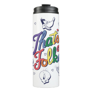 LOONEY TUNES™ - Das sind alle Leute! Stolzes Abzei Thermosbecher