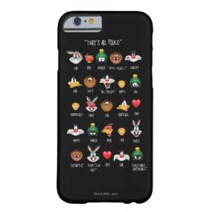 LOONEY TUNES™ Emoji Chart Barely There iPhone 6 Hülle