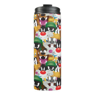 LOONEY TUNES™ Emoji-Muster Thermosbecher