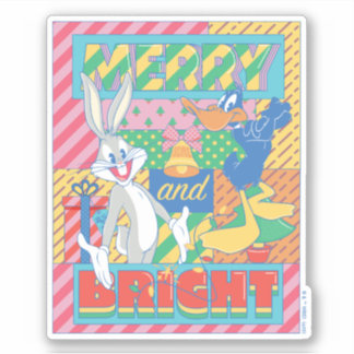 LOONEY TUNES™ | Frohe und helle Weihnachten Aufkleber