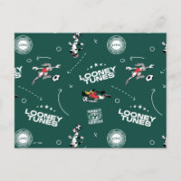 LOONEY TUNES™ Fußball-Spielfelder-Muster