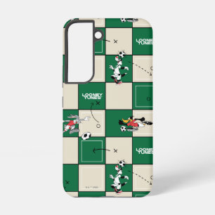 LOONEY TUNES™ Fußballrastermuster Samsung Galaxy Hülle
