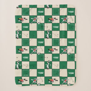LOONEY TUNES™ Fußballrastermuster Sherpadecke