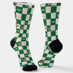 LOONEY TUNES™ Fußballrastermuster Socken