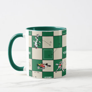 LOONEY TUNES™ Fußballrastermuster Tasse