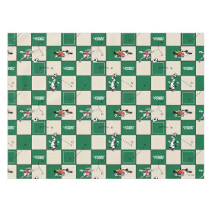 LOONEY TUNES™ Fußballrastermuster Tischdecke