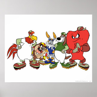 LOONEY TUNES™ Gruppe Baseball-Bild Poster