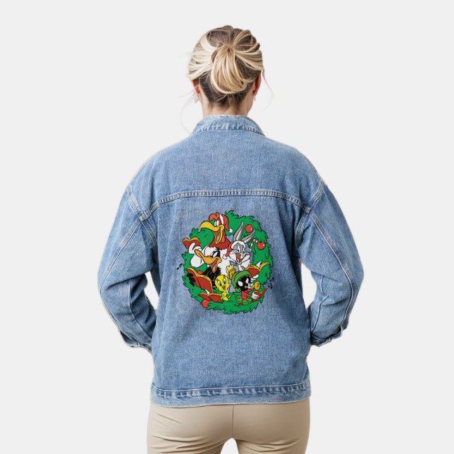 LOONEY TUNES™ Gruppe Weihnachtsbrand Jeansjacke (Modell)