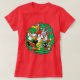 LOONEY TUNES™ Gruppe Weihnachtsbrand T-Shirt (Design vorne)