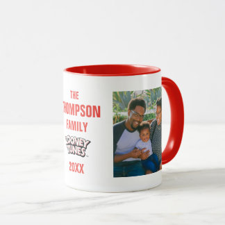 LOONEY TUNES™ Gruppe Weihnachtsmann Familie Foto Tasse