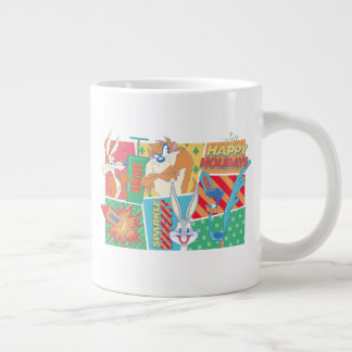 LOONEY TUNES™ | Happy Holidays Pattern Jumbo-Tasse
