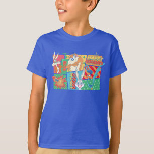 LOONEY TUNES™   Happy Holidays Pattern T-Shirt