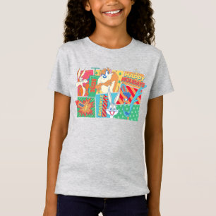 LOONEY TUNES™ Happy Holidays Pattern T-Shirt