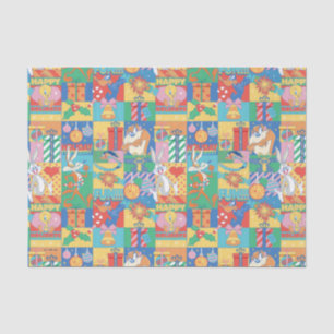 LOONEY TUNES™   Happy Holidays Weihnachtsmuster Seidenpapier