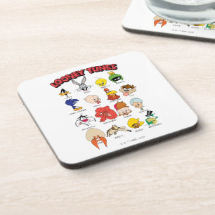 LOONEY TUNES™ Headshots Getränkeuntersetzer