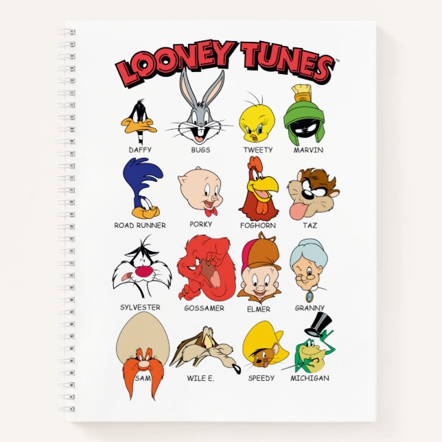 LOONEY TUNES™ Headshots Notizbuch (Vorderseite)