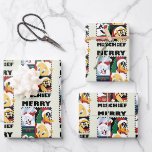 LOONEY TUNES™ Holiday Merry Mischief Geschenkpapier Set