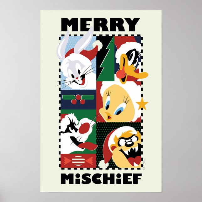 LOONEY TUNES™ Holiday Merry Mischief Poster (Vorne)