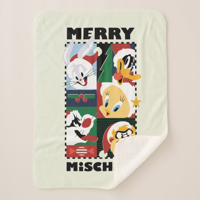 LOONEY TUNES™ Holiday Merry Mischief Sherpadecke (Vorderseite)