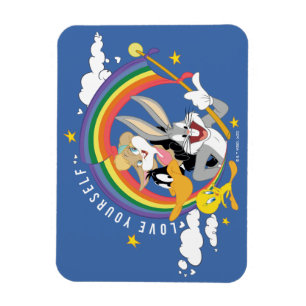 LOONEY TUNES™ - Liebe dich selbst Pride-Abzeichen Magnet