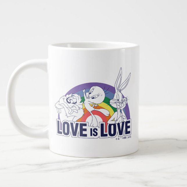 LOONEY TUNES™ - Liebe ist Liebe Jumbo-Tasse (Links)